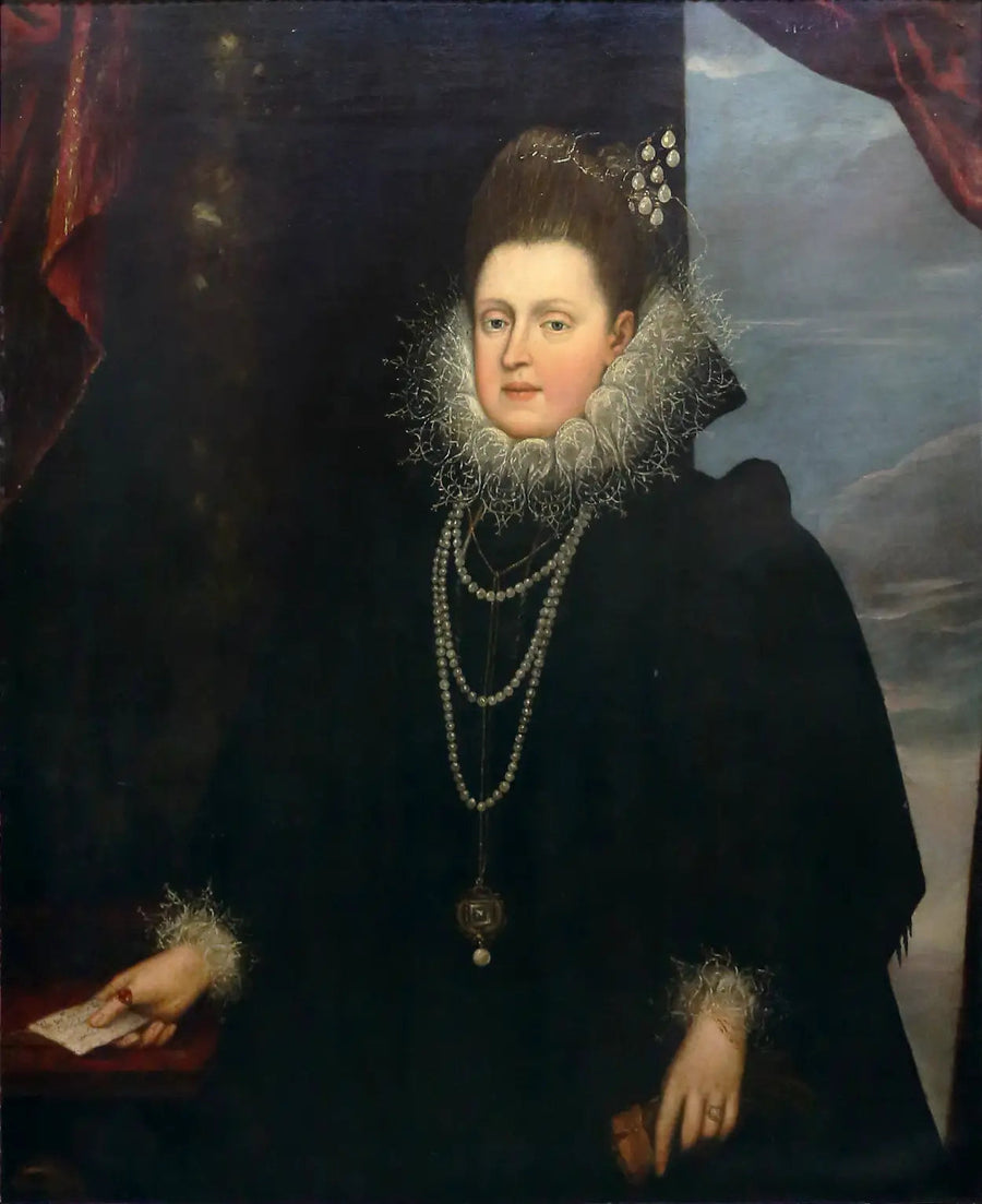 Portret van Margherita Gonzaga d'Este - Frans Pourbus de Jonge

Source:
Portrait de Margherita Gonzaga d'Este - Frans Pourbus the Younger