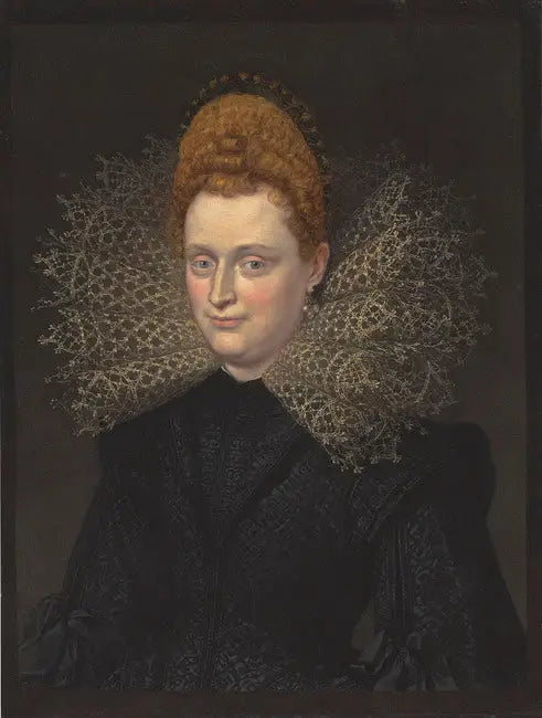 Portret van Margherita Gonzaga d'Este - Peter Paul Rubens