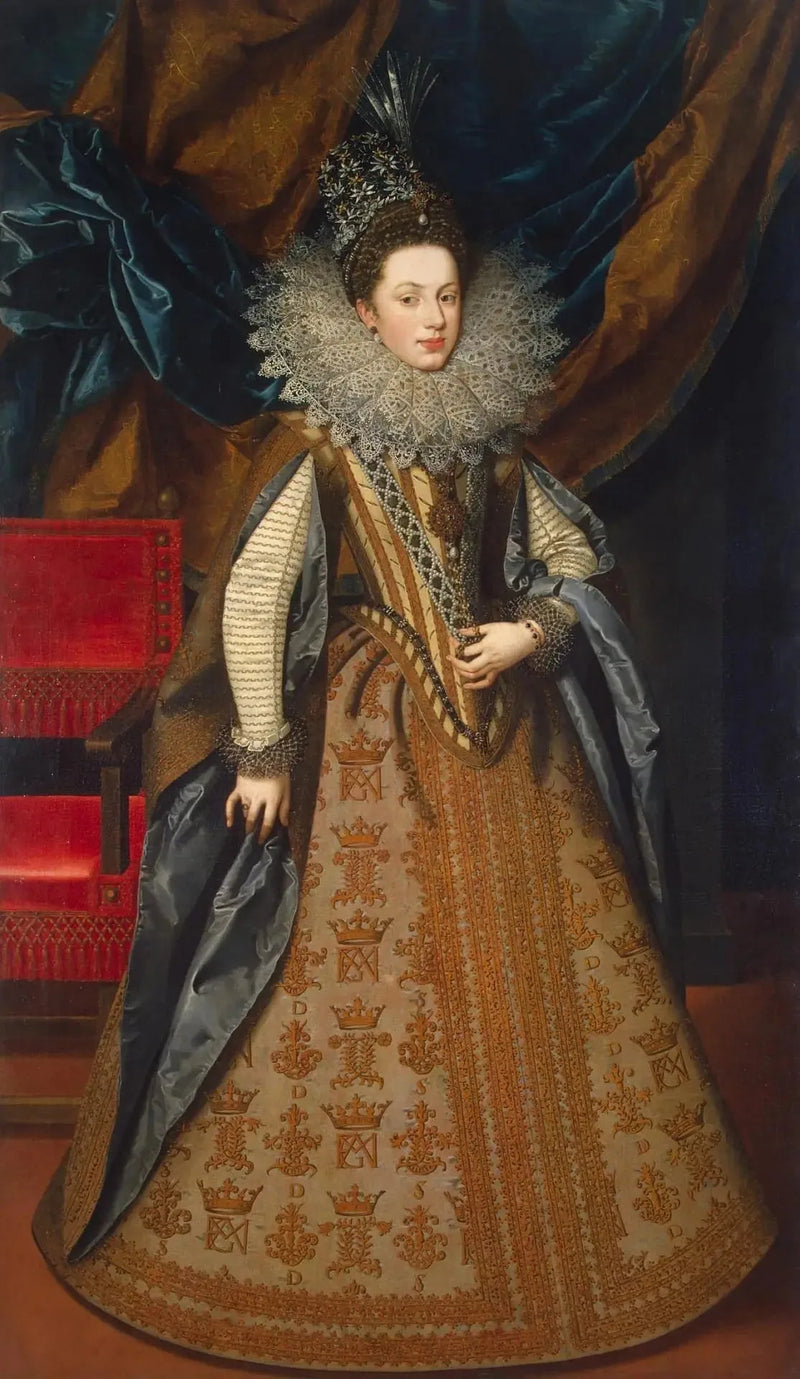 Portret van Margaretha van Savoye, hertogin van Mantua

Source:
Portrait de Marguerite de Savoie, duchesse de Mantoue - Frans Pourbus the Younger