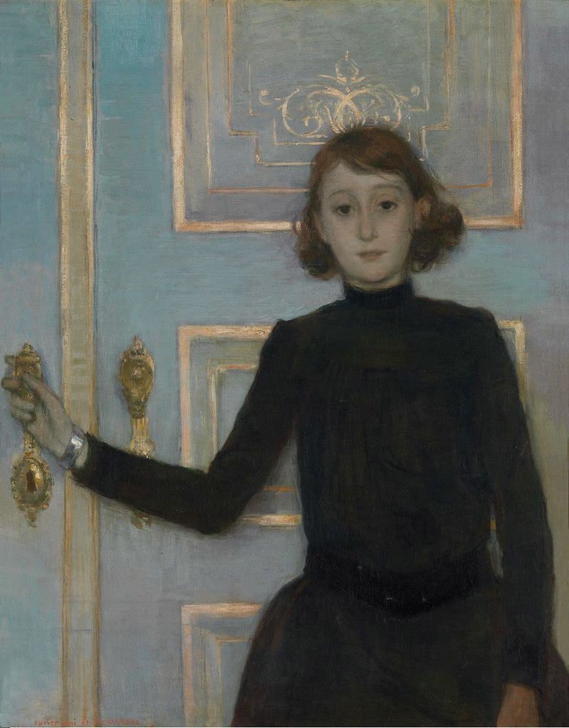 Portret van Marguerite Van Mons - Théo van Rysselberghe