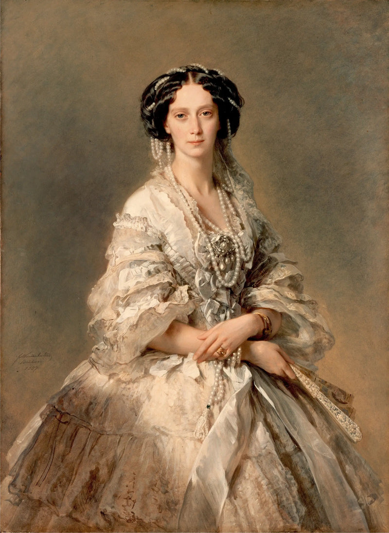 Portret van Maria Alexandrovna - Franz Xaver Winterhalter

Source:
Portrait de Maria Alexandrovna - Franz Xaver Winterhalter