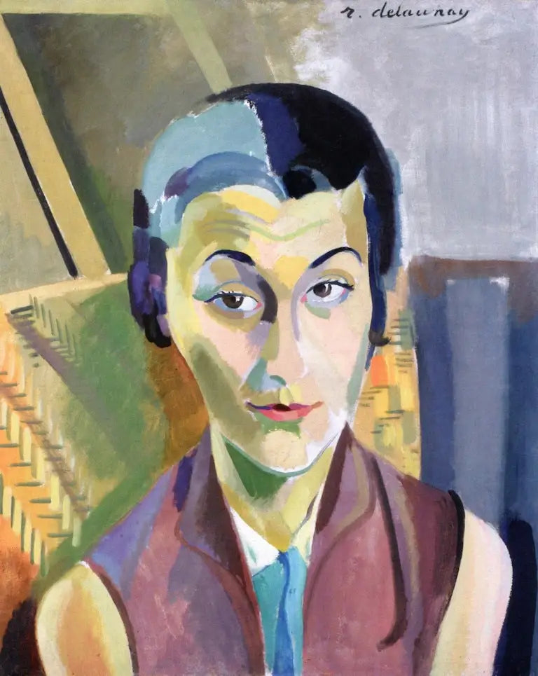 Portret van Maria Lani - Robert Delaunay