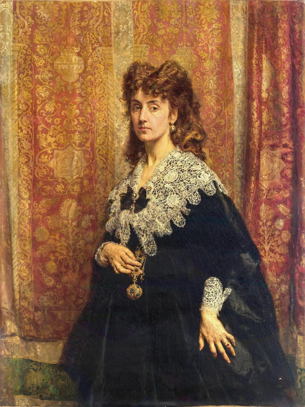 Portrait de Maria Pusłowska (1845-1926) - Jan Matejko - Alpha Reproduction