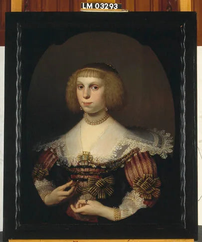 Portret van Maria Strick (1618-1656) - Gerrit van Honthorst