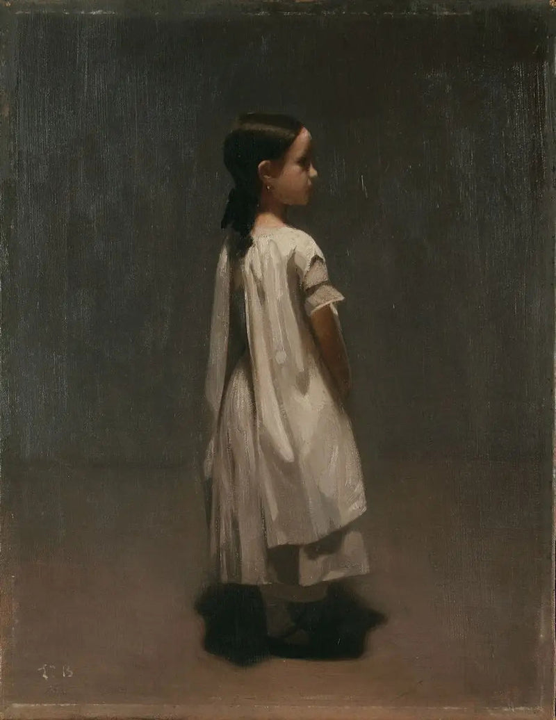 Portret van Marie Bonnat, de zus van de kunstenaar - Léon Bonnat