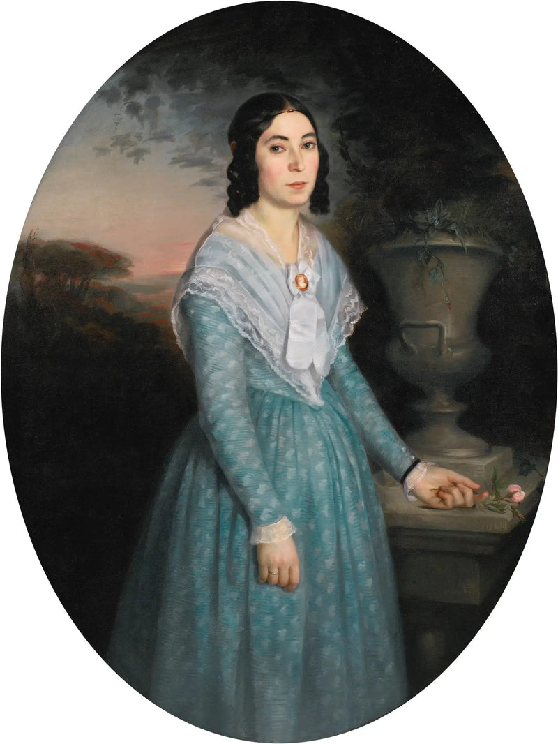 Portret van Marie-Célina Brieu - Bouguereau