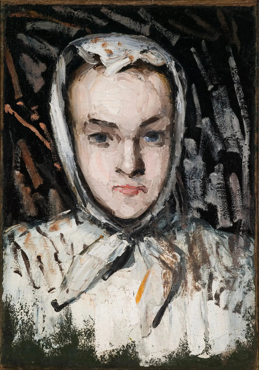 Portret van Marie Cézanne, zus van de kunstenaar - Paul Cézanne