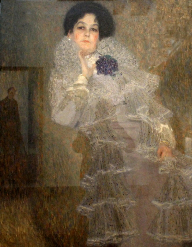 Portret van Marie Henneberg - Gustav Klimt