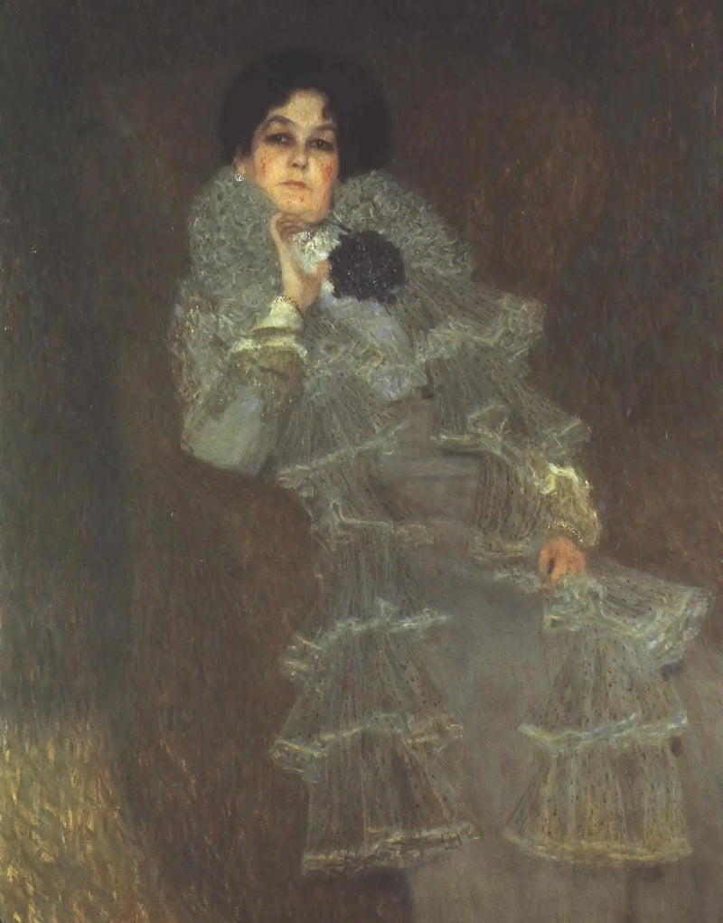 Portret van Marie Henneberg - Gustav Klimt
