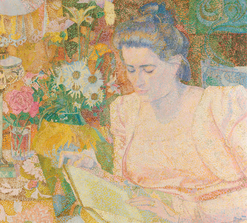 Portret van Marie Jeanette de Lange - Jan Toorop