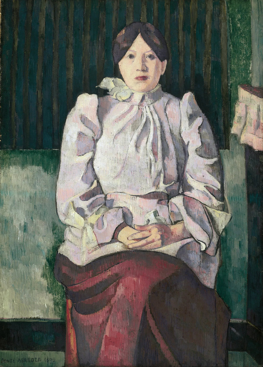 Portret van Marie Lemasson - Émile Bernard