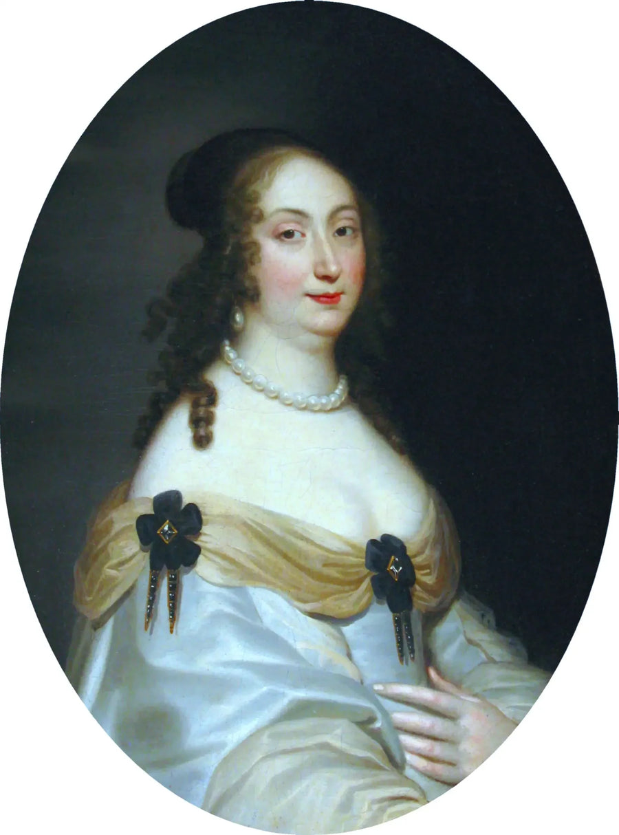 Portret van Marie-Louise de Gonzague (detail). - Juste d'Egmont