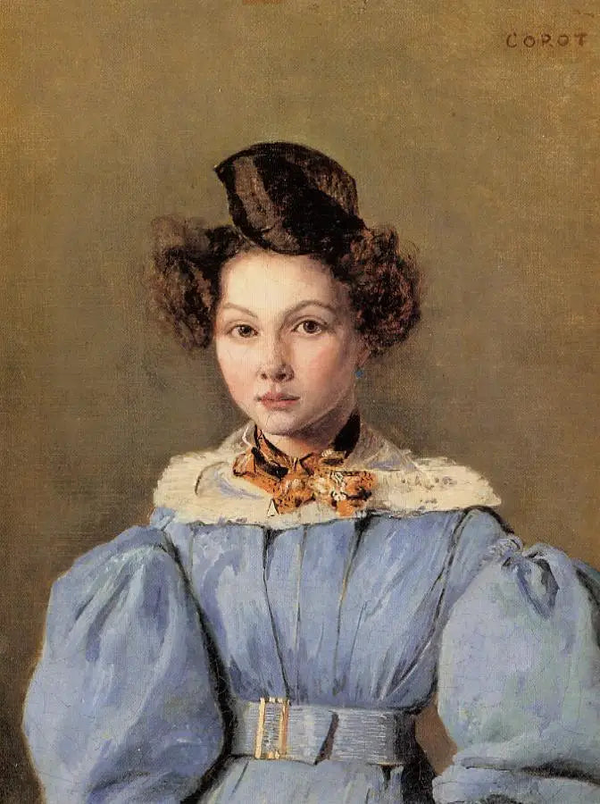 Portret van Marie-Louise Laure Sennegon - Jean-Baptiste Camille Corot