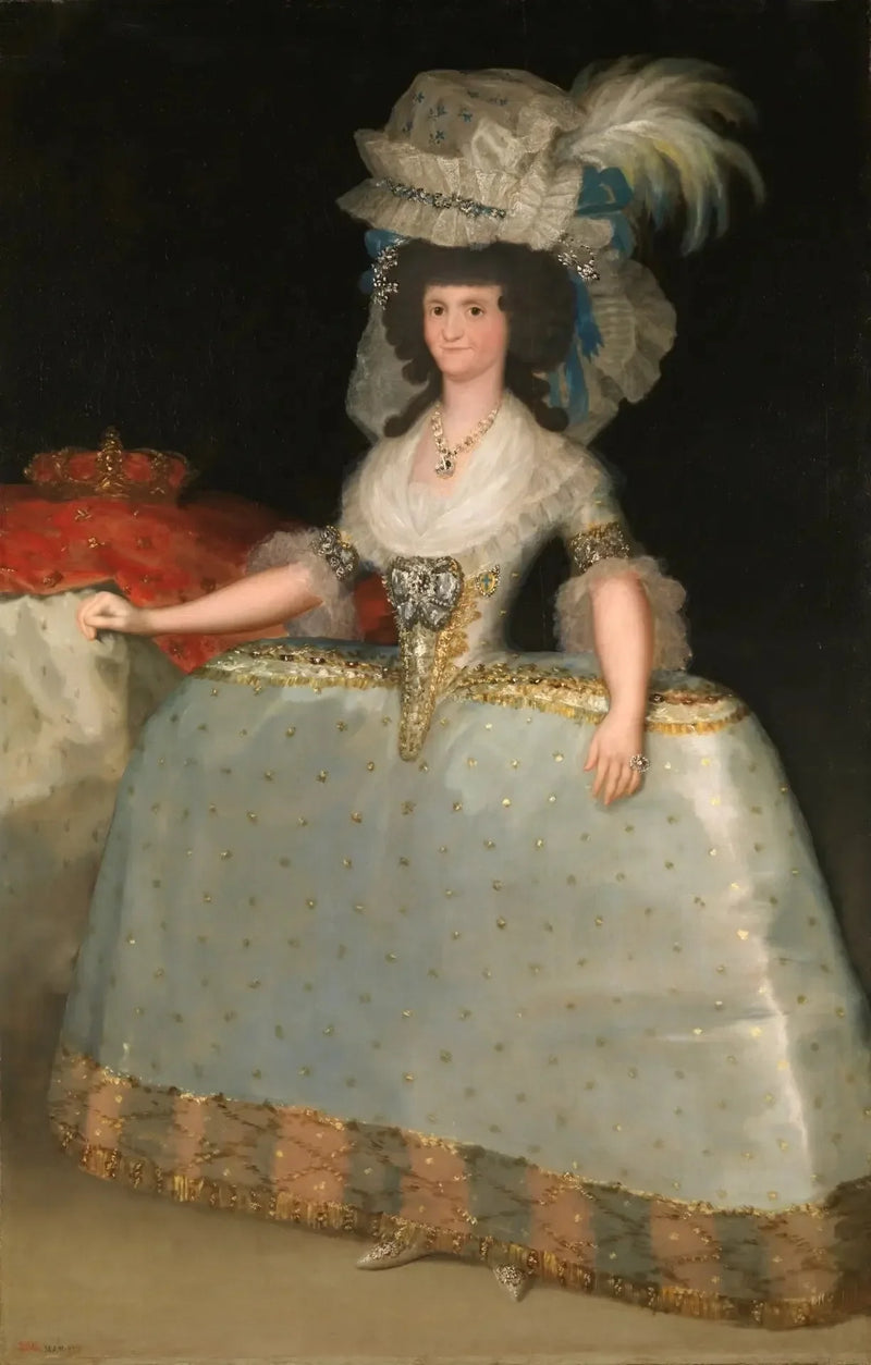 Portret van Marie-Louise van Parma - Francisco de Goya