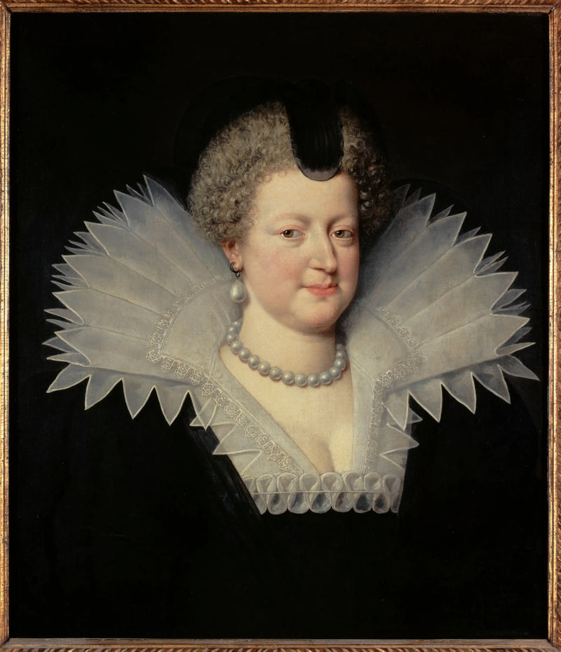 Portret van Marie de Médicis (1573-1642), koningin van Frankrijk - Frans Pourbus de Jonge

Source:
Portrait de Marie de Médicis (1573-1642), reine de France - Frans Pourbus the Younger