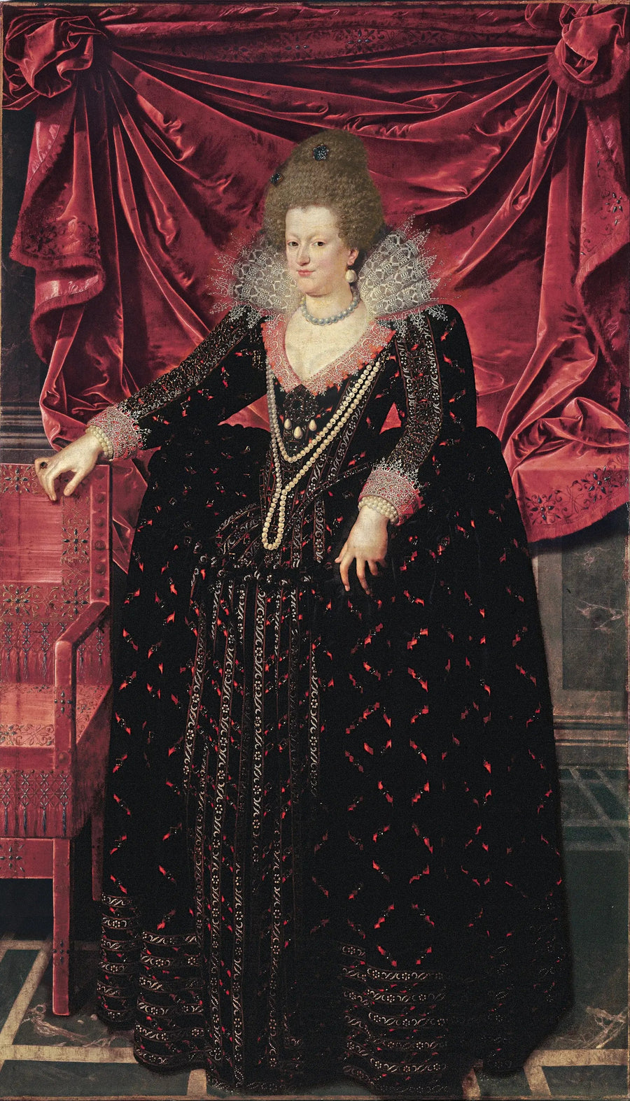 Portret van Marie de Médicis - Frans Pourbus de Jonge

Source:
Portrait de Marie de Médicis - Frans Pourbus the Younger