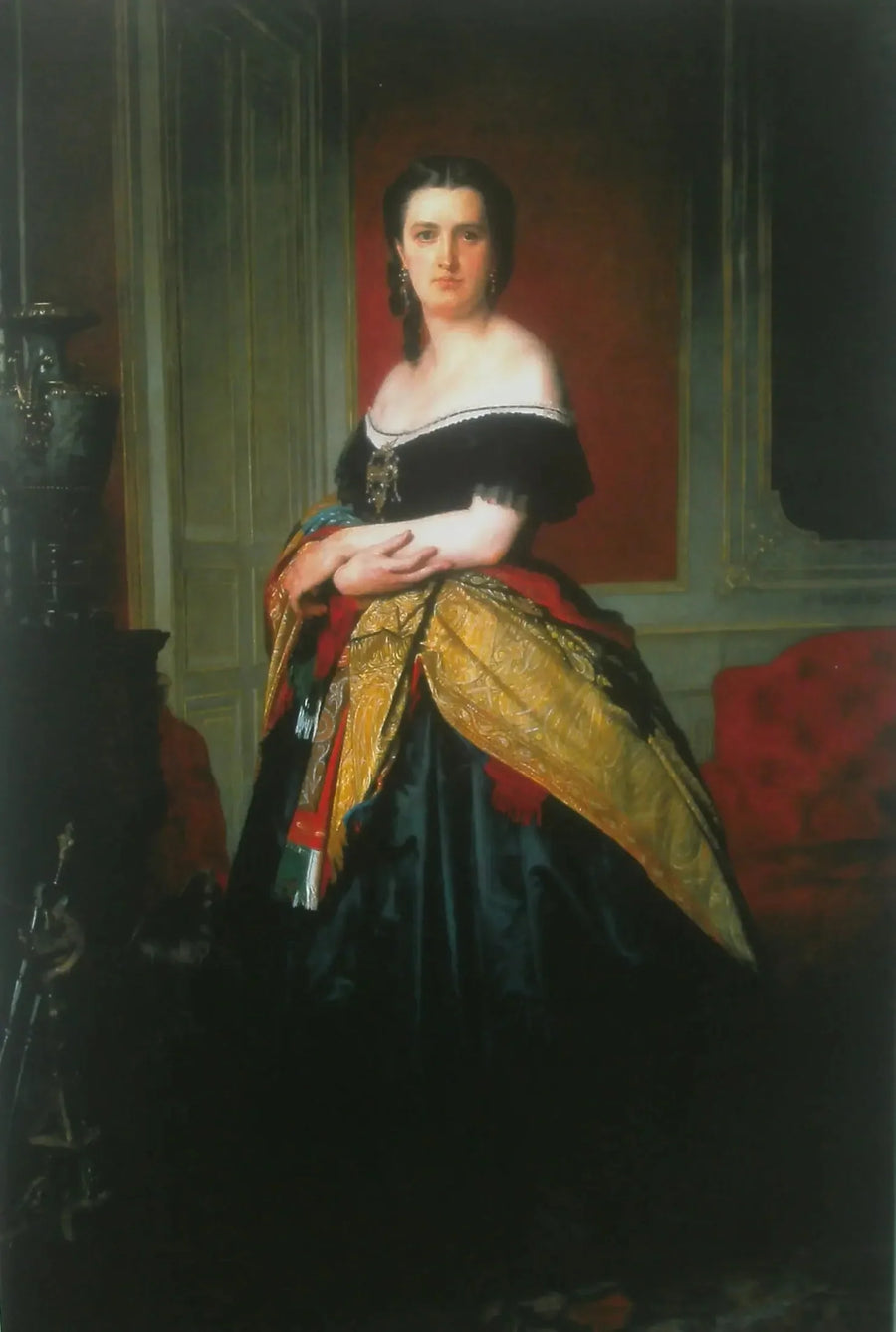 Portret van Marie-Thérèse Bartholoni - Bouguereau