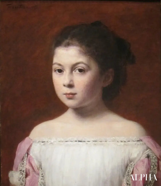 Portrait de Marie-Yolande de Fitz-James, 1867 - Henri Fantin-Latour - Reproductions de tableaux et peintures haut de gamme