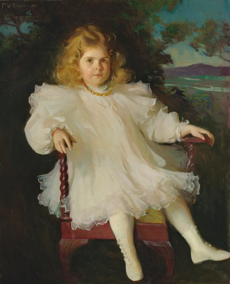 Portret van Marjorie Coldwell Westinghouse - Frank Weston Benson