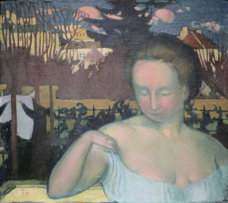 Portret van Marthe Denis, vrouw van de kunstenaar - Maurice Denis