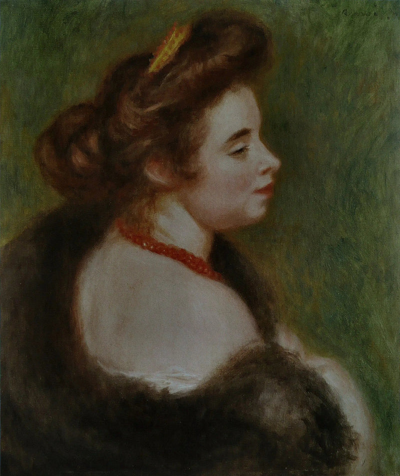 Portret van Marthe Denis - Pierre-Auguste Renoir