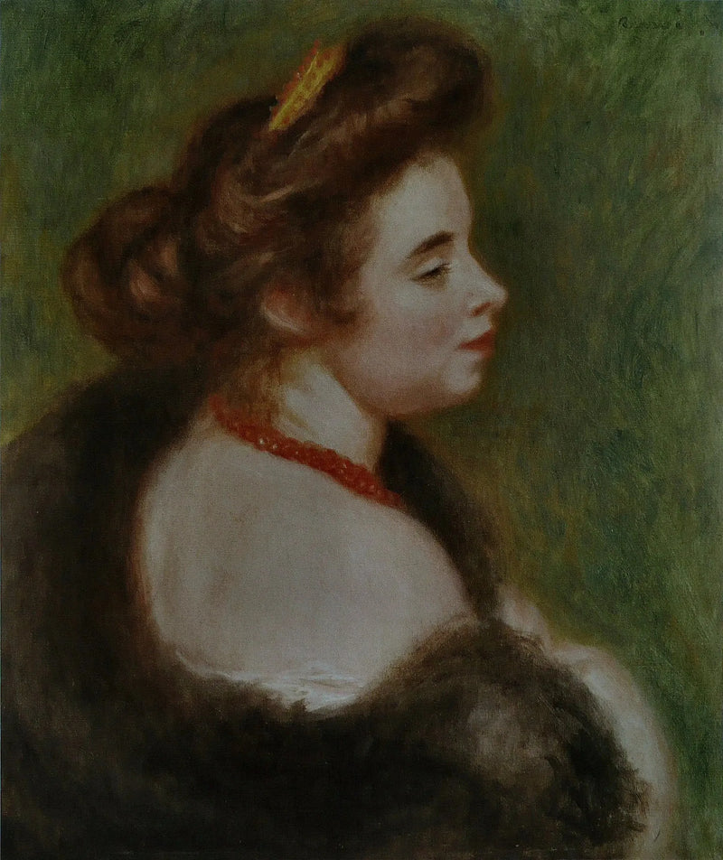 Portret van Marthe Denis - Pierre-Auguste Renoir