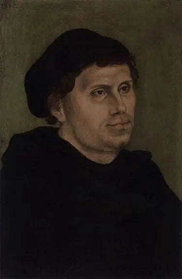 Portret van Martin Luther (1483-1546) - Lucas Cranach de Oudere