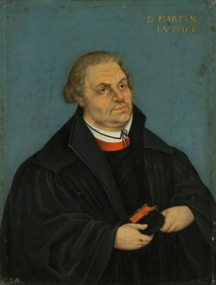 Portret van Martin Luther (1565 - 1566) - Lucas Cranach de Oudere