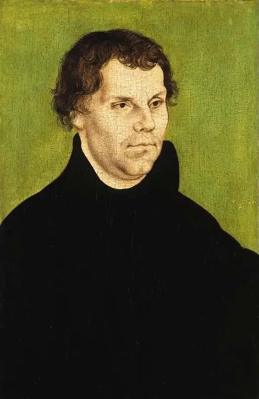 Portret van Martin Luther - Lucas Cranach de Oudere