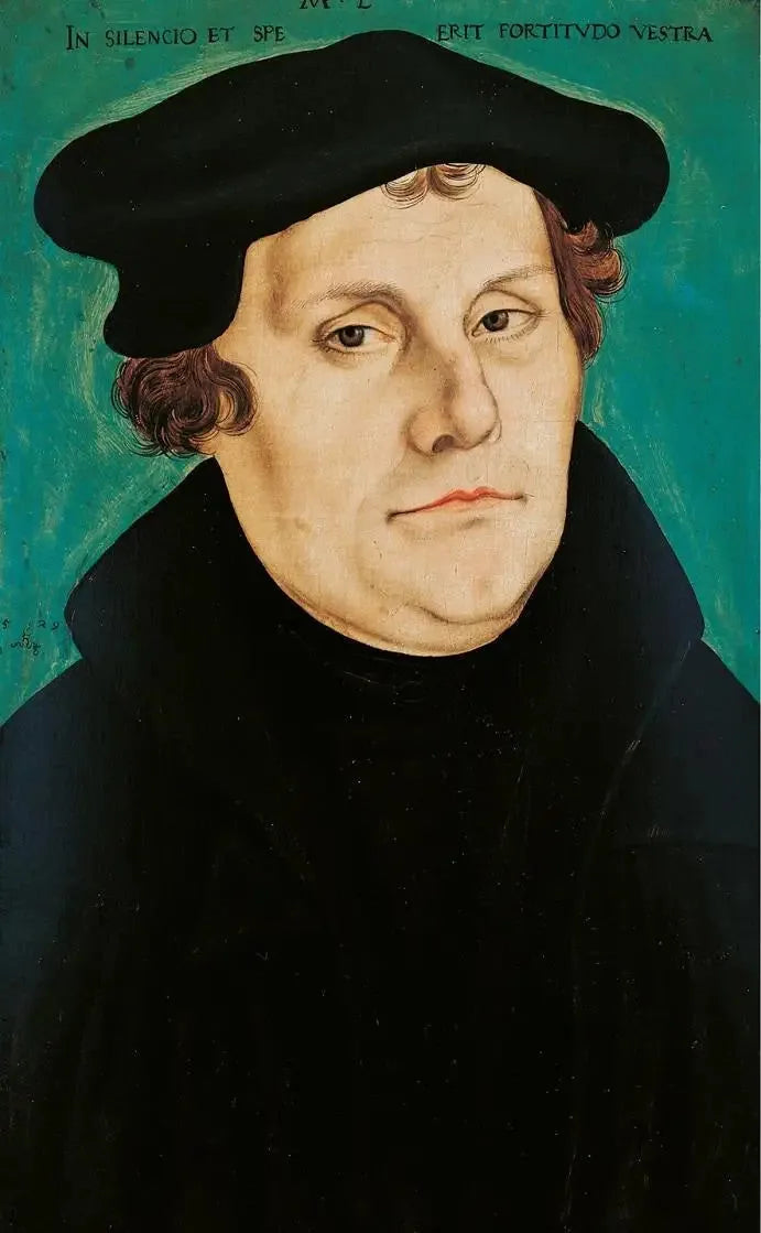 Portret van Martin Luther - Lucas Cranach de Oudere