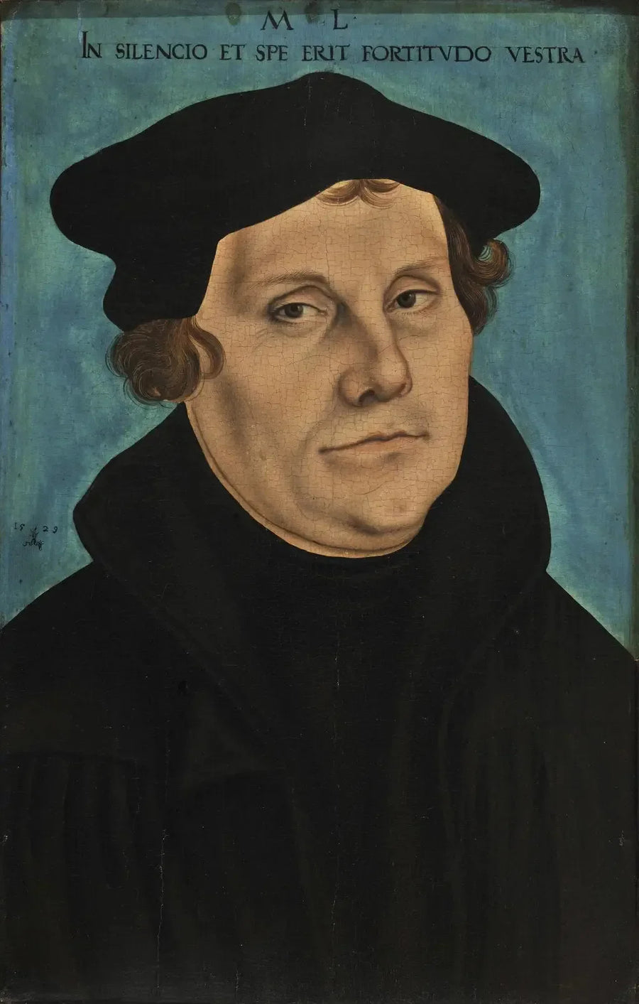 Portret van Martin Luther - Lucas Cranach de Oudere