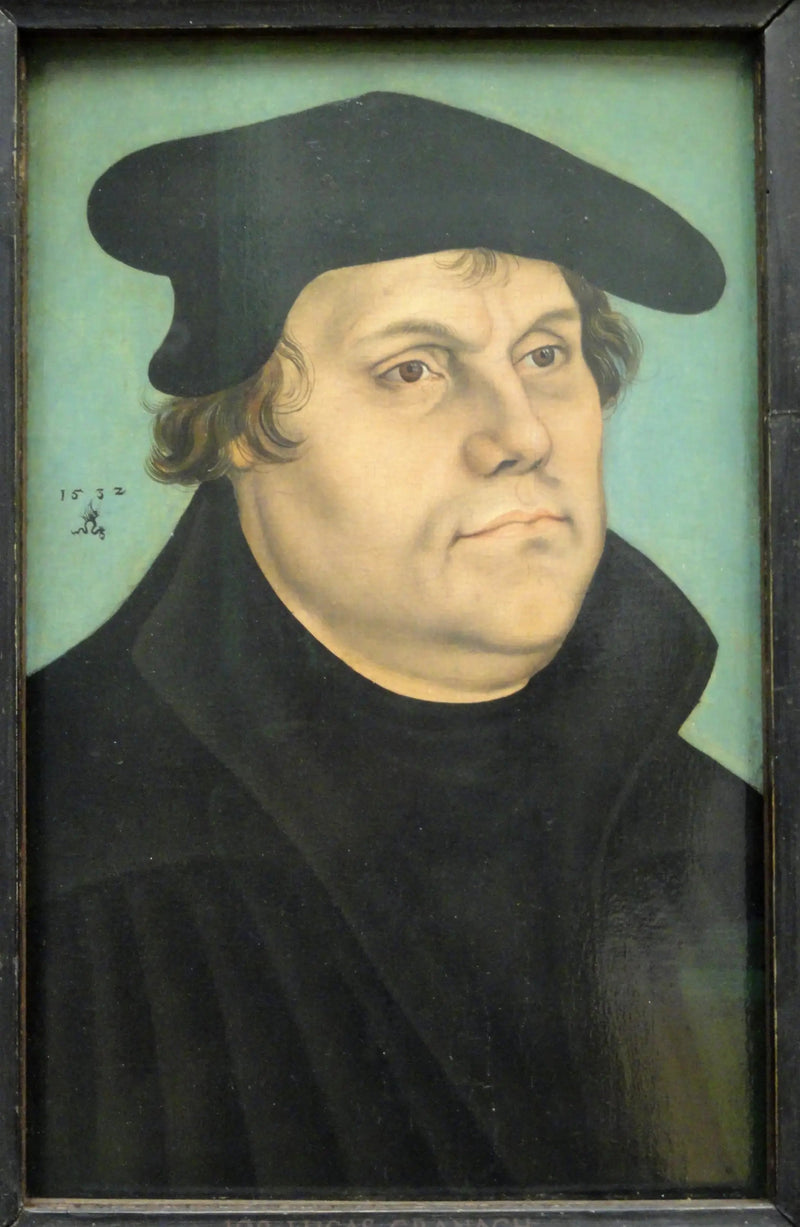 Portret van Martin Luther - Lucas Cranach de Oudere
