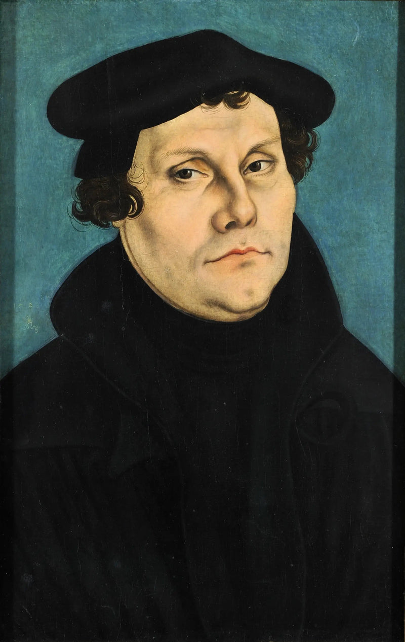 Portret van Martin Luther - Lucas Cranach de Oudere
