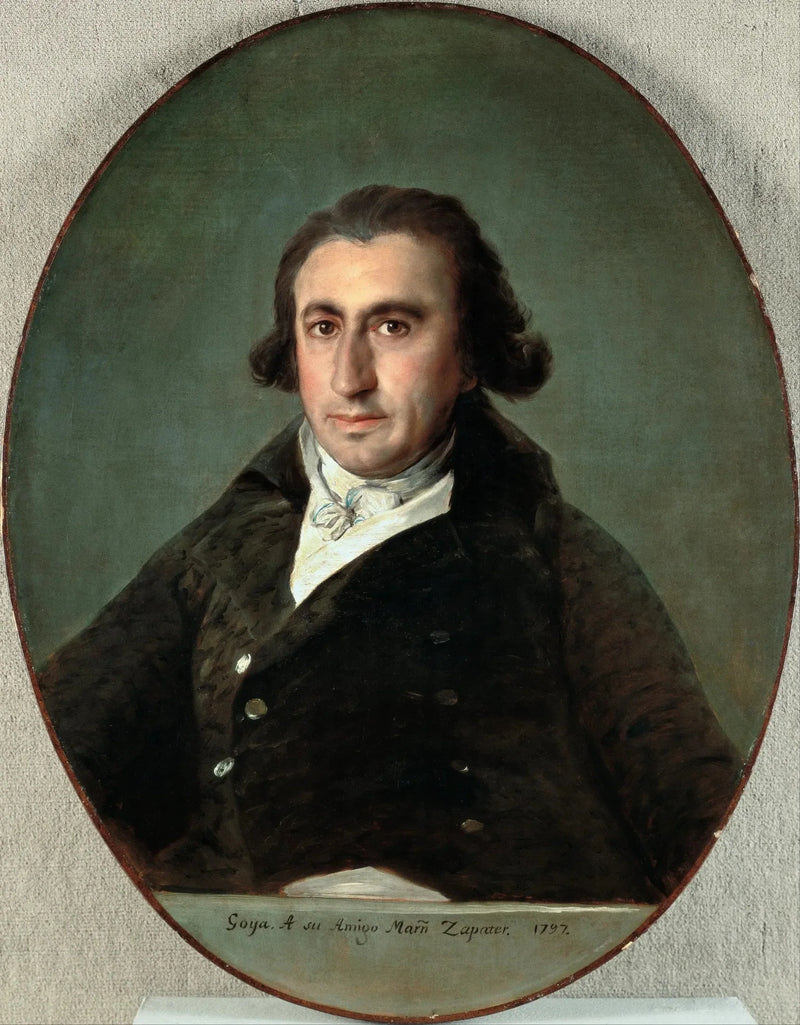 Portret van Martín Zapater - Francisco de Goya