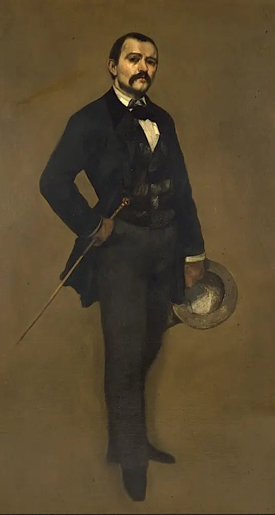 Portret van Max Buchon - Gustave Courbet