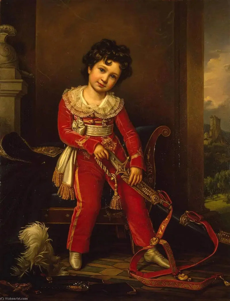 Portret van Maximiliaan, hertog van Leuchtenberg - Joseph Karl Stieler