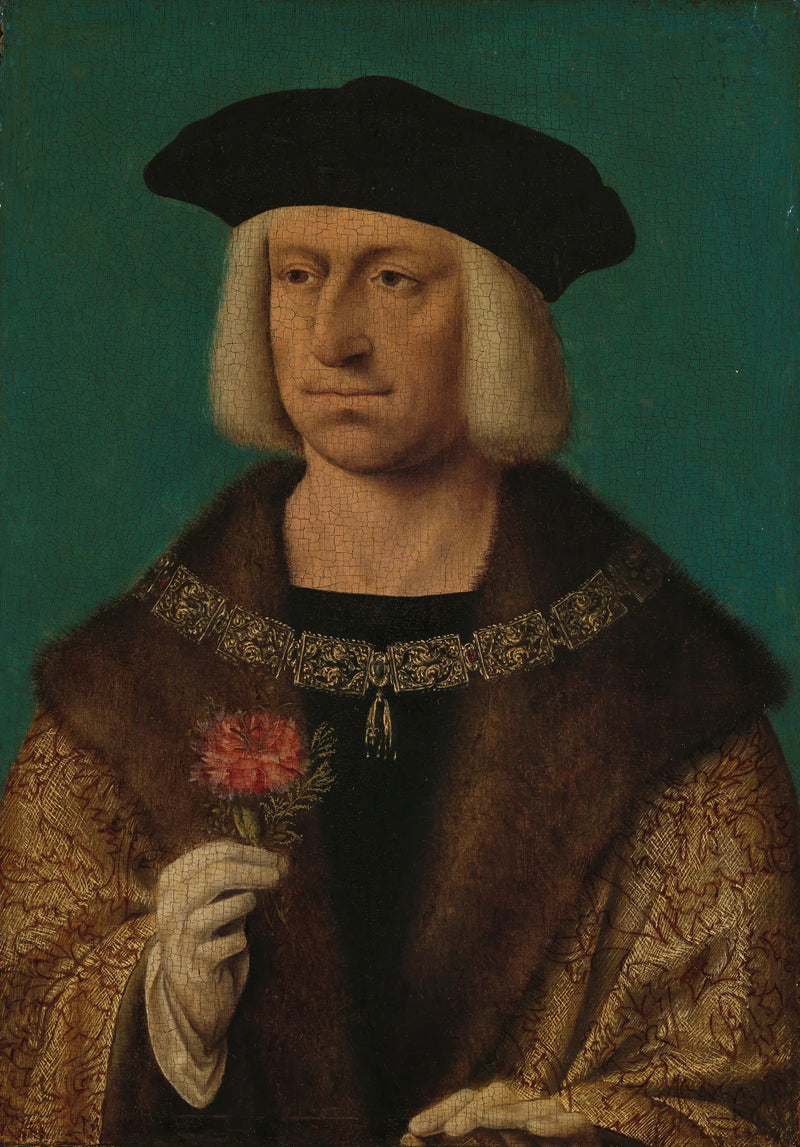 Portret van Maximiliaan I (1459-1519) - Joos van Cleve