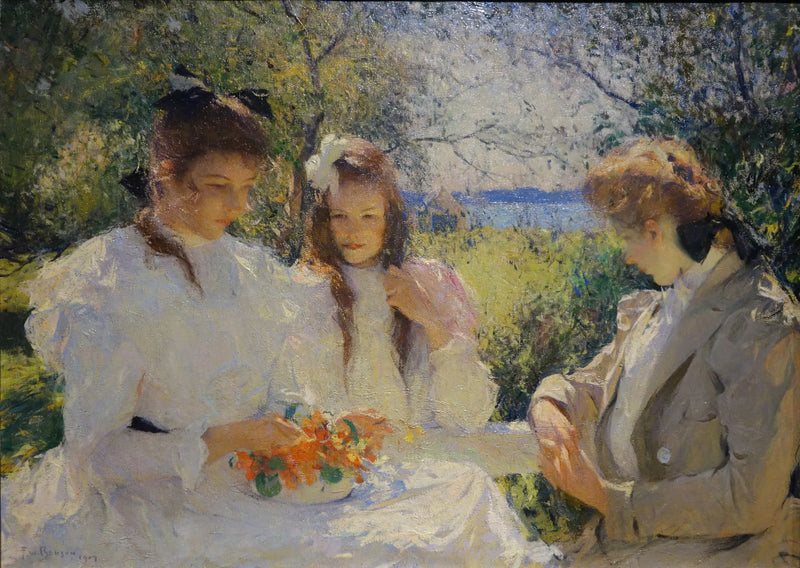 Portret van mijn dochters - Frank Weston Benson