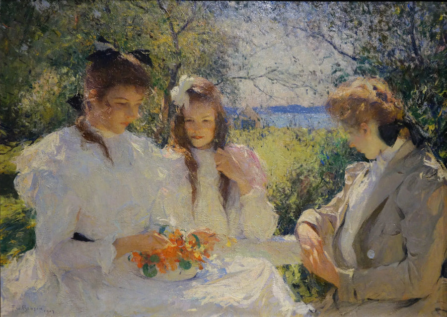 Portret van mijn dochters - Frank Weston Benson