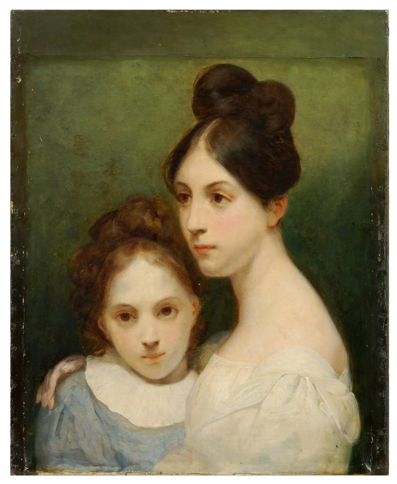 Portret van mijn dames de la Fayette, kleindochters van generaal de la Fayette (1757-1834) - Ary Scheffer