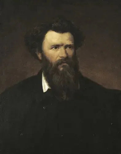 Portret van Miklós Izsó - Viktor Madarász