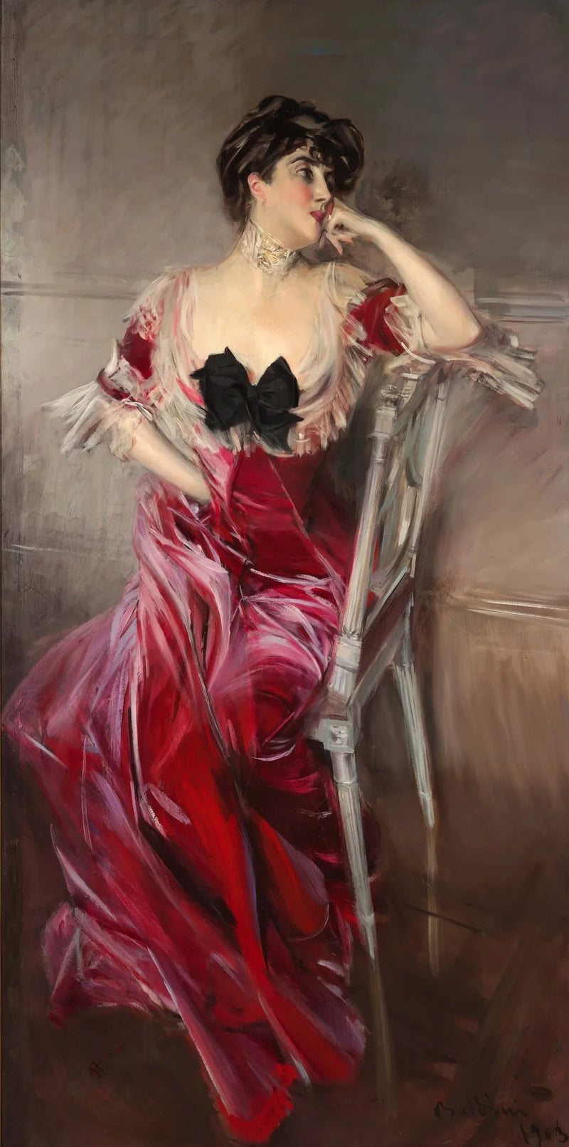 Portret van Miss Bell - Giovanni Boldini