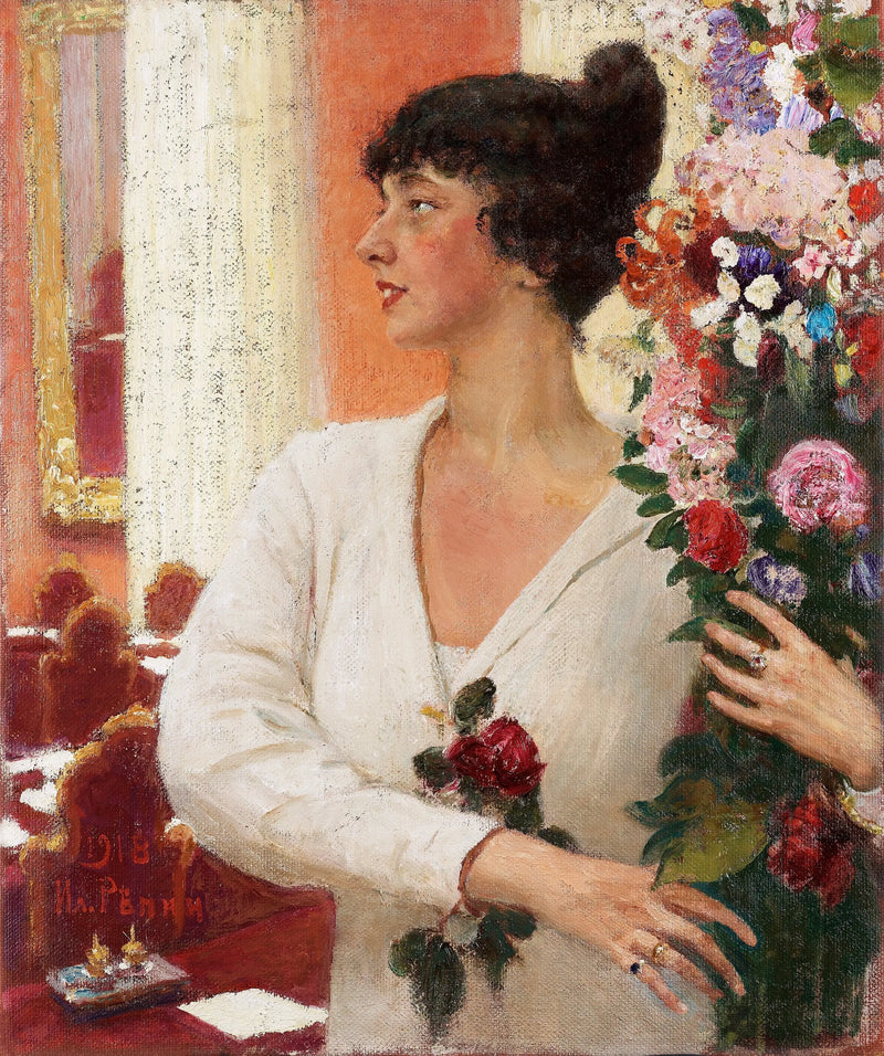 Portret van mevrouw Béatrice Levi - Ilya Repin