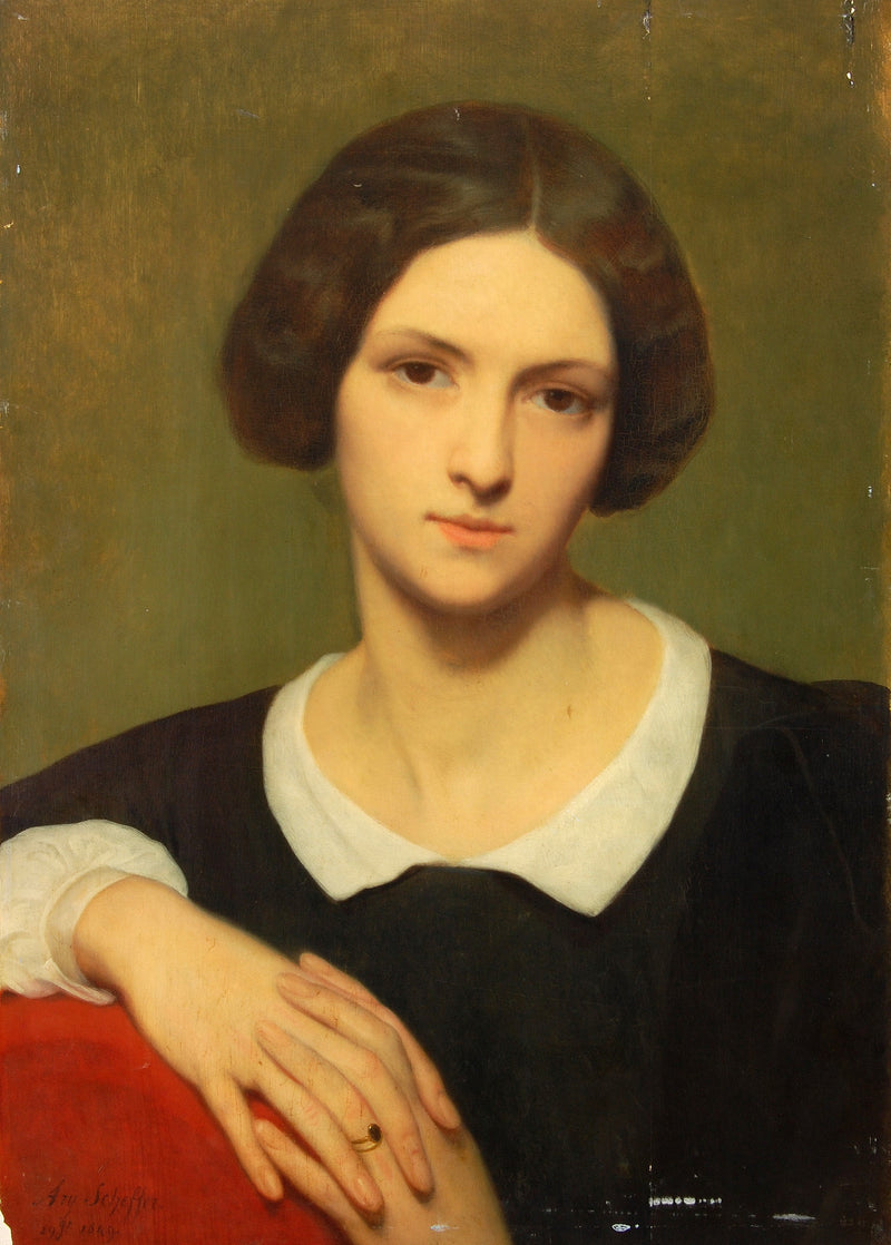 Portret van mevrouw Cornelia Marjolin, geboren Scheffer, op 19-jarige leeftijd - Ary Scheffer