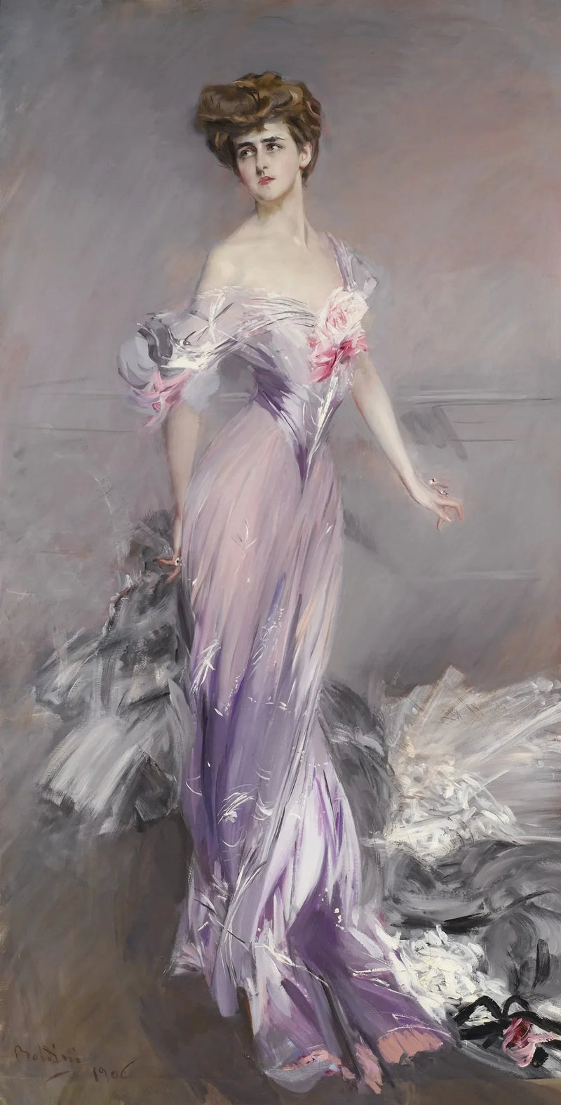 Portret van mevrouw Howard Johnston - Giovanni Boldini