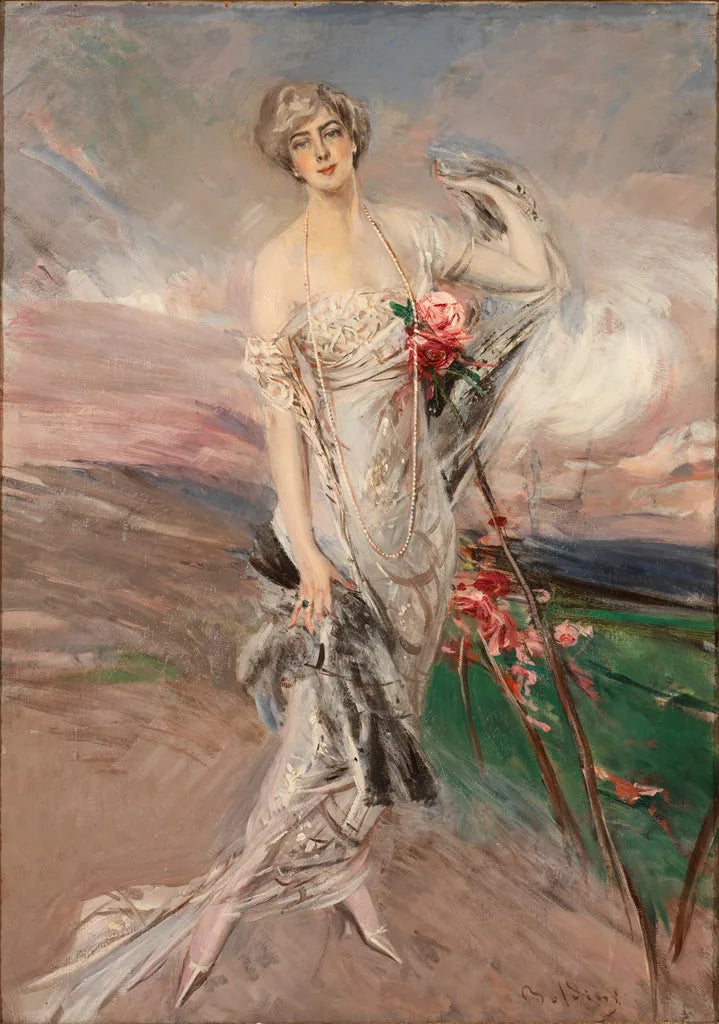 Portret van mevrouw Peter Cooper Hewitt - Giovanni Boldini