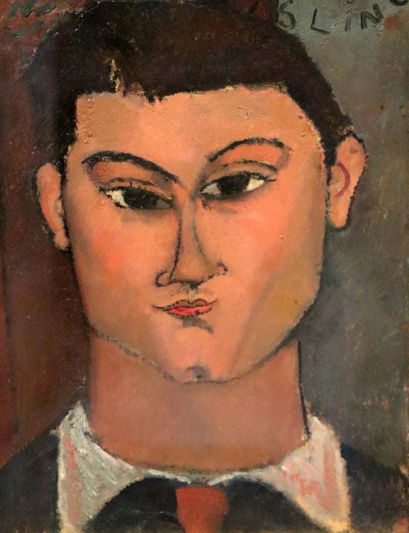 Portret van Moïse Kisling - Amedeo Modigliani