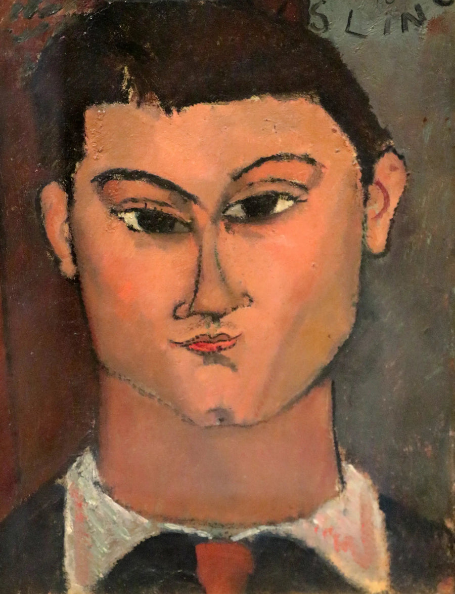 Portret van Moïse Kisling - Amedeo Modigliani