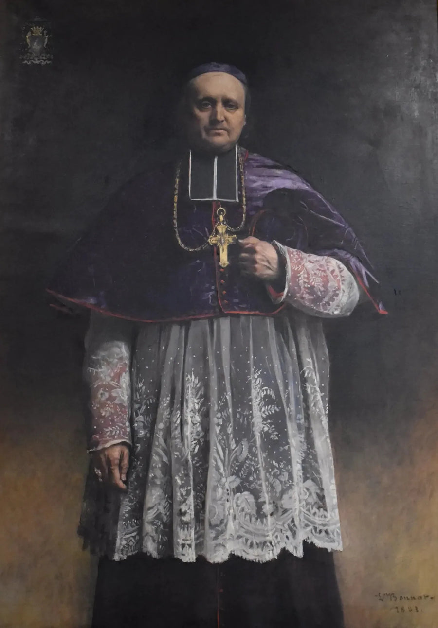 Portret van Monseigneur Félix-Arsène Billard - Léon Bonnat