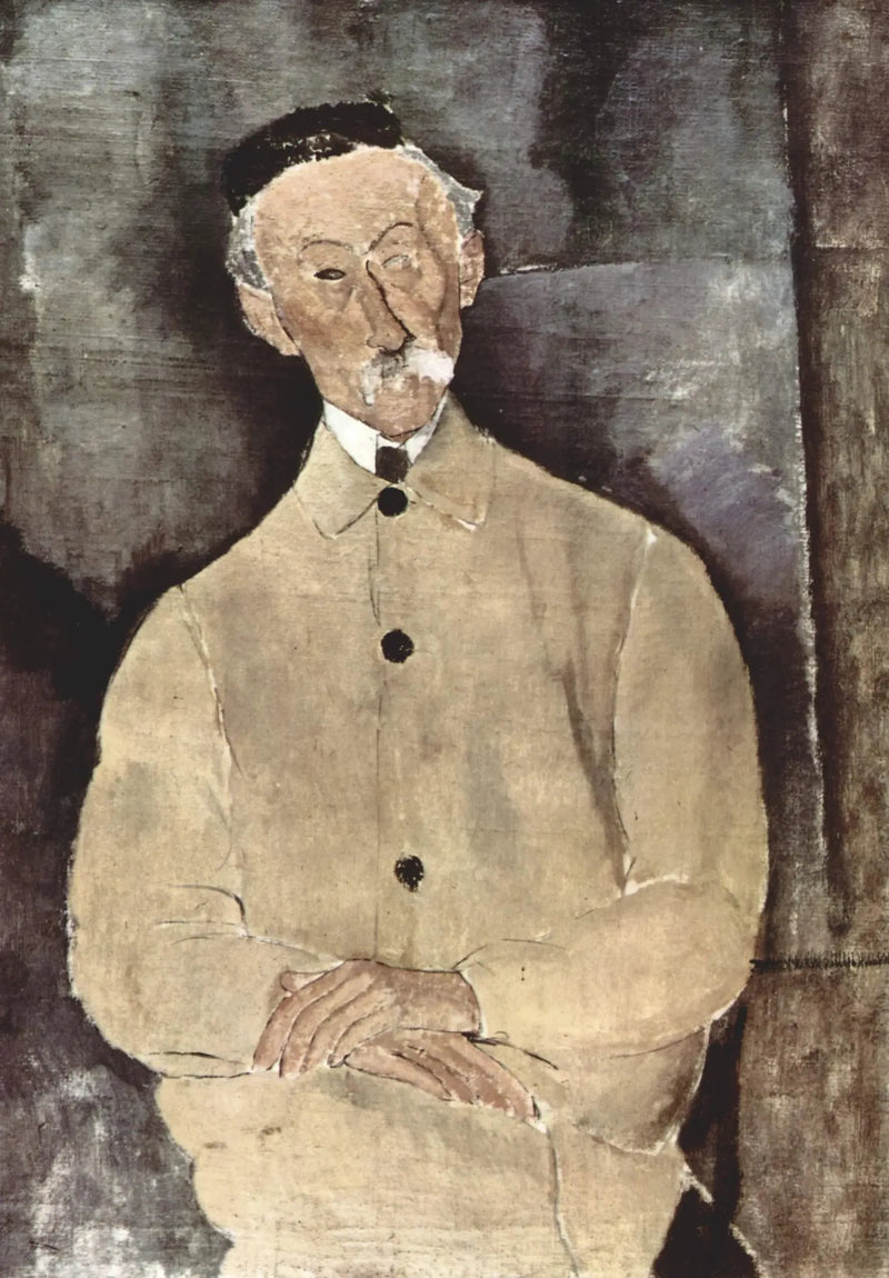 Portret van de heer Lepoutre - Amedeo Modigliani